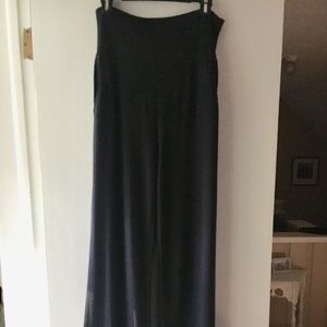 CAbi Navy Chance Pant Wide Leg